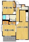 高峰ポロニアの間取り画像
