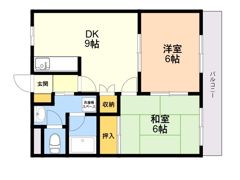 NEO PLAZA和白の間取り画像