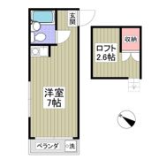 ペンション竹ノ塚の間取り画像