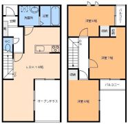 CUBEはなみずきの間取り画像