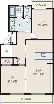 長戸住宅の間取り画像