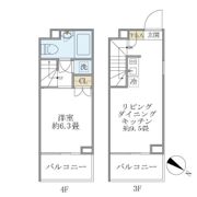 アプリーレ赤坂の間取り画像