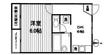 メゾンソレイユの間取り画像