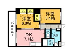 コーポラスオリンピアの間取り画像
