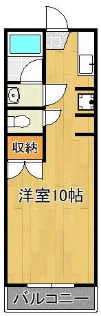 ベルハウス穴生の間取り画像