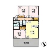 リビングタウン赤祖父 Bの間取り画像