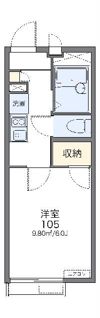 レオパレスベルサリーゼⅡの間取り画像