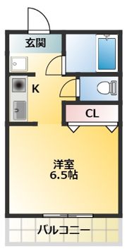 effortM(ｴﾌｫｰﾄｴﾑ)の間取り画像