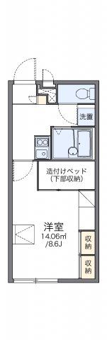 レオパレスセーヴェの間取り画像