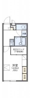 レオパレスセーヴェの間取り画像