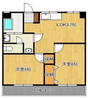 第二日之出ビルの間取り画像