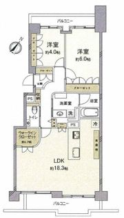パークシティ本牧E棟の間取り画像