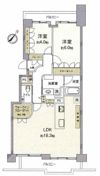 パークシティ本牧E棟の間取り画像
