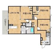 ジュエルコート（シャーメゾン）の間取り画像