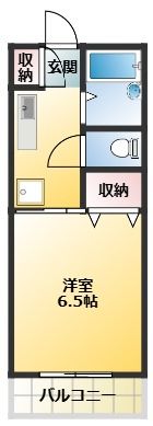 シャトレー木村の間取り画像