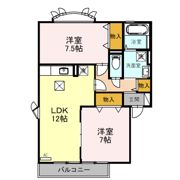 アザレアパーク Eの間取り画像