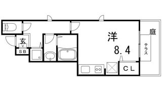 メゾンエトワール神戸西山町の間取り画像