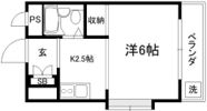 メゾン市川壱番館の間取り画像
