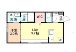 富山市向新庄町4丁目アパートA棟の間取り画像