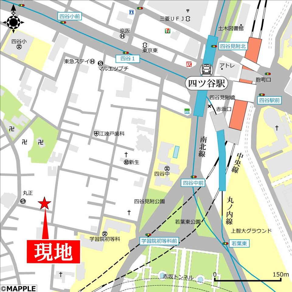 近くに施設あり