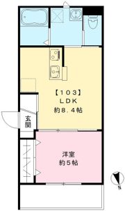 プリュム四谷の間取り画像