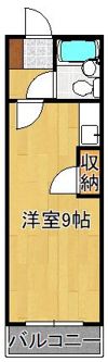 パレス三萩野の間取り画像