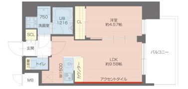 プレジオ塚本ASIANの間取り画像