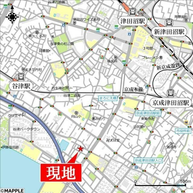 近くに施設あり
