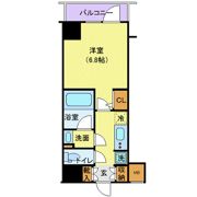ハーモニーレジデンス浜松町の間取り画像