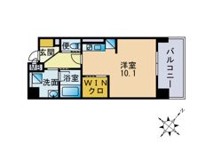 コムフォート薬院の間取り画像