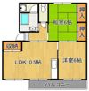 城野団地1棟 301号室の間取り画像