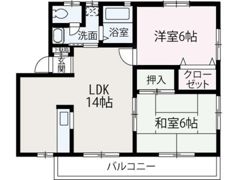 ウォールデンヒルズⅠの間取り画像