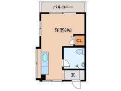 コーポ来間の間取り画像