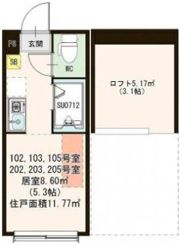 ハーモニーテラス新高円寺Ⅱの間取り画像