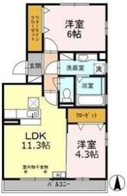 エスペランサ住吉Ⅱの間取り画像