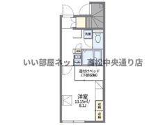 レオパレス春風の間取り画像