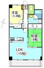 グリーンビレッジ北方の間取り画像