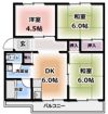 KNハイツの間取り画像