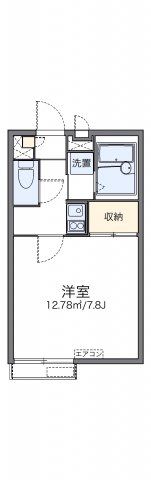 レオパレスOLIVEⅡの間取り画像