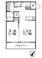 グランテージ中庄Ⅲの間取り画像