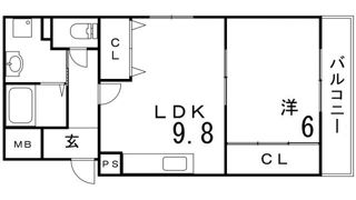 サントル上沢の間取り画像