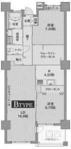 アンソレイエ覚王山の間取り画像