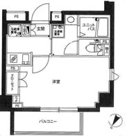 スカイコート文京新大塚の間取り画像