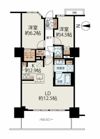 プライムパークス品川シーサイドザ・タワーの間取り画像