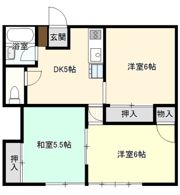 コーポ三代川の間取り画像