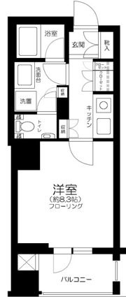 グランスイート明石町の間取り画像