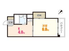 コーポ梶岡の間取り画像