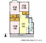 鴨下コーポラスの間取り画像
