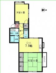 ユアコート江波東の間取り画像