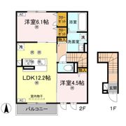 BeneⅡの間取り画像